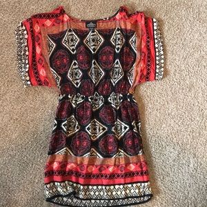 Aztec print dress